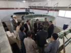 بازدید محمدمهدی قاسمی و حسن علیپور از کارگاه تکثیر و پرورش آبزیان مرکز تحقیقات شیلاتی آب‌های دور چابهار