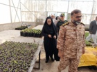 افتتاح گلخانه تحقیقاتی و پروژه حصارکشی ایستگاه تحقیقات کشاورزی بمپور