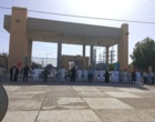 حضور کارکنان مرکز تحقیقات و آموزش کشاورزی و منابع طبیعی بلوچستان در تشکیل زنجیره انسانی مردم شهرستان بمپور