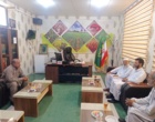 دیدار رئیس و مدیران مرکز تحقیقات وآموزش کشاورزی و منابع طبیعی بلوچستان با مدیر جهادکشاورزی بمپور