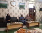 دیدار رئیس و مدیران مرکز تحقیقات وآموزش کشاورزی و منابع طبیعی بلوچستان با مدیر جهادکشاورزی بمپور
