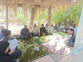 نهمین کاروان ترویج بهره وری الگوی کشت ملی محصولات زراعی با رویکرد تغییر اقلیم در شهرستان فنوج