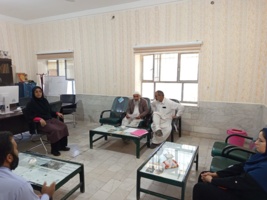 برگزاری جلسه شورای آموزشی مرکز در محل دفتر معاونت آموزشی با حضور ریاست محترم مرکز