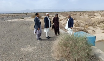 بازدید دکتر میری به همراه مهندس دادگر و مهندس رودینی از ایستگاه تحقیقات و پروژه پخش سیلاب بر آبخوان پسکوه