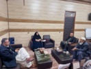 دیدار و گفتگوی دکتر خالدمیری، رئیس مرکز تحقیقات و آموزش کشاورزی بلوچستان و دکتر ابراهیم سابکی، معاون پژوهشی این مرکز با مهندس دیده ور، معاون مدیریت جهاد کشاورزی شهرستان بمپور