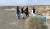 بازدید دکتر میری به همراه مهندس دادگر و مهندس رودینی از ایستگاه تحقیقات و پروژه پخش سیلاب بر آبخوان پسکوه