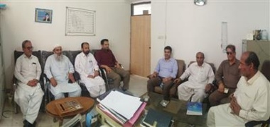 جلسه بررسی وضعیت گلخانه، آزمایشگاه کشت بافت و ایستگاه بمپور