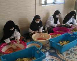 دوره آموزشی «فرآوری محصولات خانگی» ویژه زنان روستایی در شهرستان خاش
