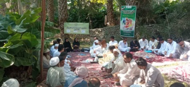 برگزاری نهمین کاروان ترویج بهره‌وری الگوی کشت ملی محصولات زراعی با رویکرد تغییر اقلیم در شهرستان سرباز