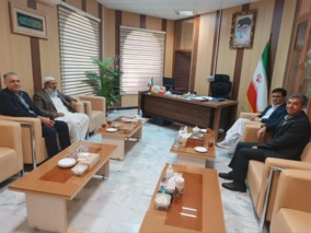 دیدار جناب آقای دکتر قاسمی مشاور معاون وزیر و دکتر علیپور به همراه دکترخالد میری با آقای دکتر پیری رئیس دانشگاه ولایت ایرانشهر