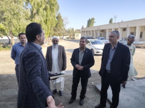 بازدید محمدمهدی قاسمی و حسن علیپور از کارگاه تکثیر و پرورش آبزیان مرکز تحقیقات شیلاتی آب‌های دور چابهار