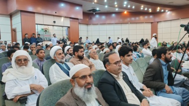 حضور ریاست محترم مرکز تحقیقات و آموزش  کشاورزی بلوچستان در همایش «خورشید ولایت»