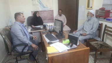 بازدید ریاست محترم مرکز تحقیقات بلوچستان از بخش تحقیقات خاک و آب ایستگاه بمپور